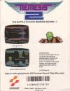 Nemesis 2 Box Art Back